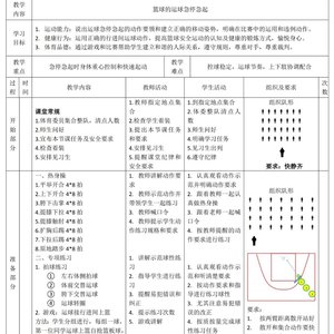 小学篮球训练教案15节课